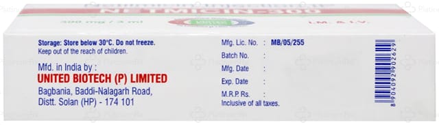 Netmicin 300mg Injection 3ml