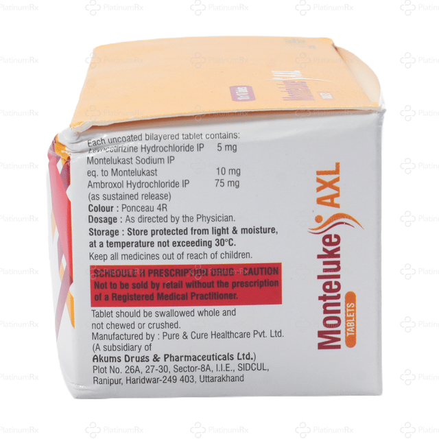 Monteluke AXL 75/5/10mg Tablet 10s