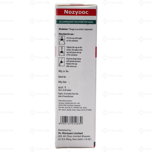 Nozydoc 0.65% Nasal Drop 20ml