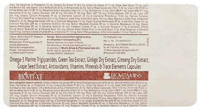 Biovit Biovit XT Capsule 10s