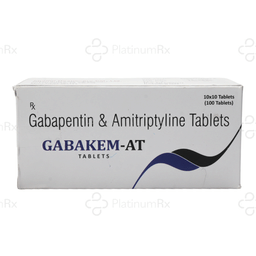 Gabakem AT 10/300mg Tablet 10s