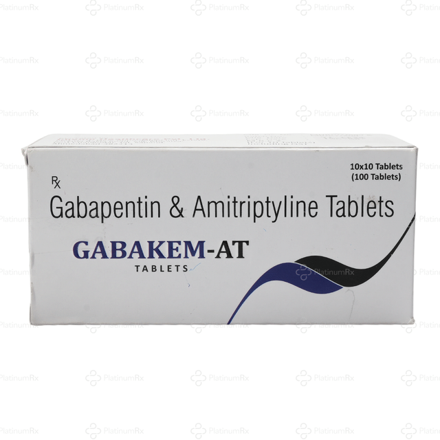 Gabakem AT 10/300mg Tablet 10s
