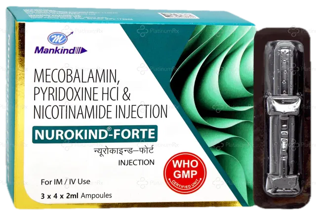 Nurokind Forte 1500mcg/100mg/100mg Injection 2ml