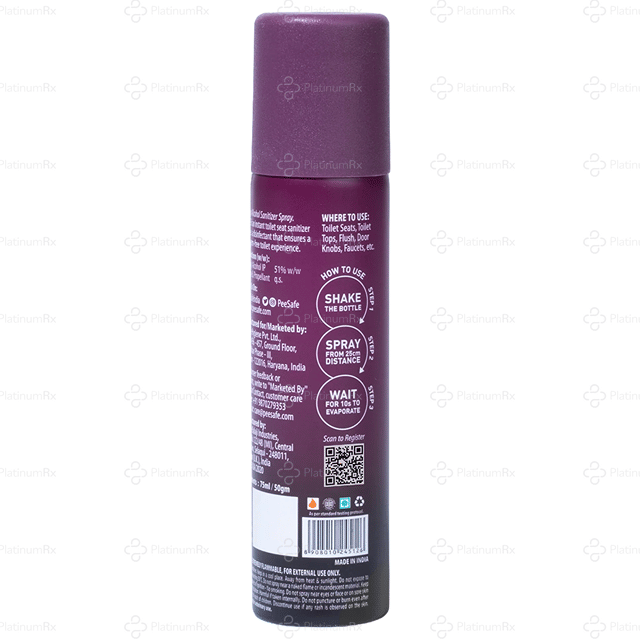 Pee Safe Toilet Seat Lavender Sanitizer 75ml