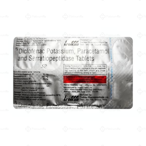 Dynapar SP 15/50.325mg Tablet 10s