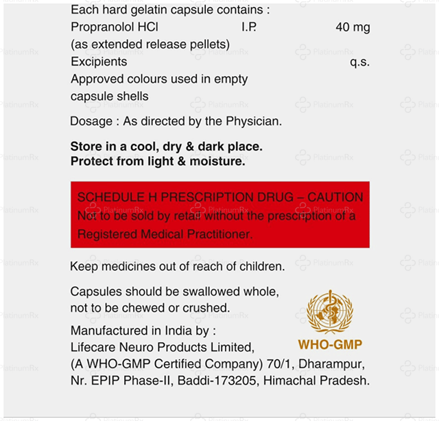 Migrep 40mg Capsule ER 10s