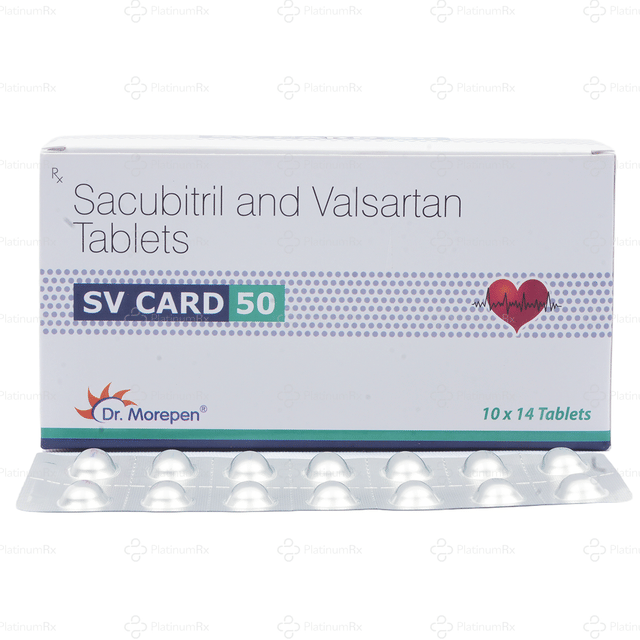 SV Card 50mg Tablet 14s