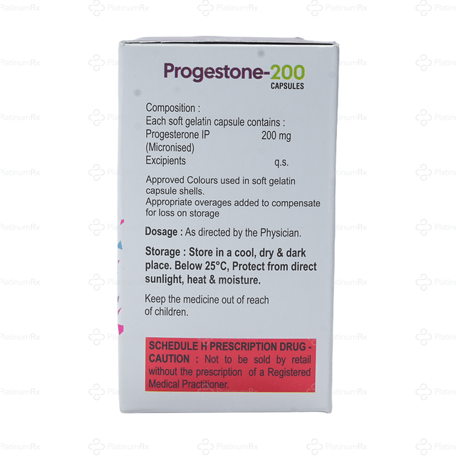 Progestone 200mg Capsule 10s