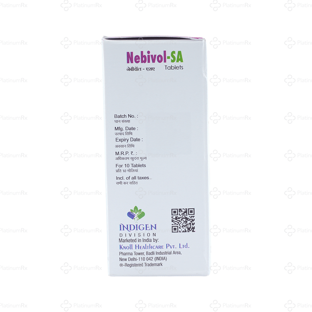 Nebivol SA 5/2.5mg Tablet 10s