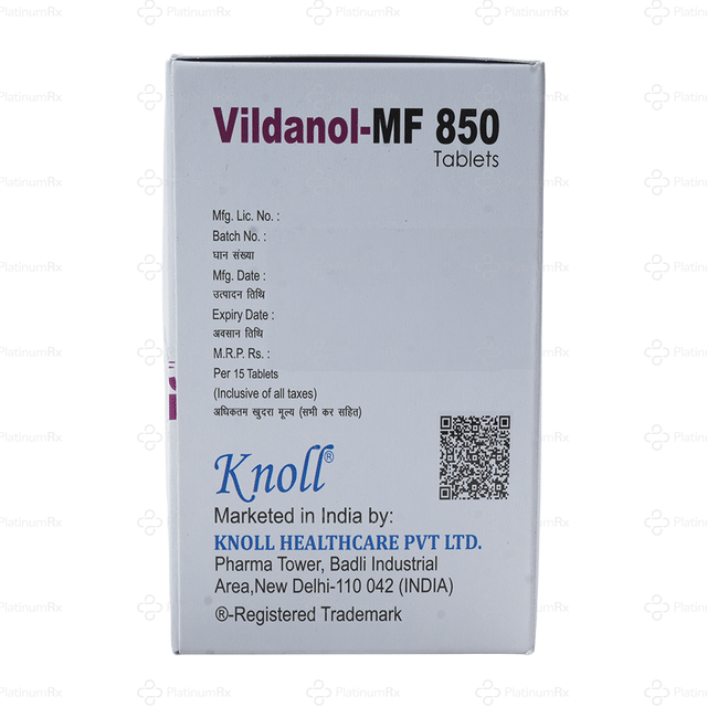 Vildanol MF 850/50mg Tablet 15s