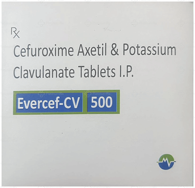 Evercef CV 500/125mg Tablet 6s