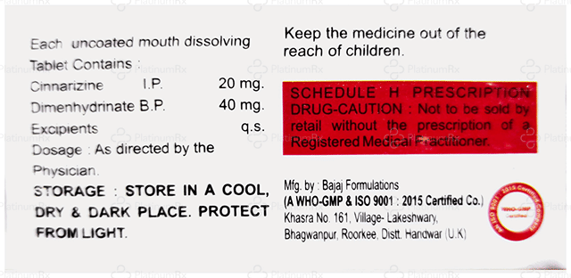 Dizrate 20/40mg Tablet MD 10s