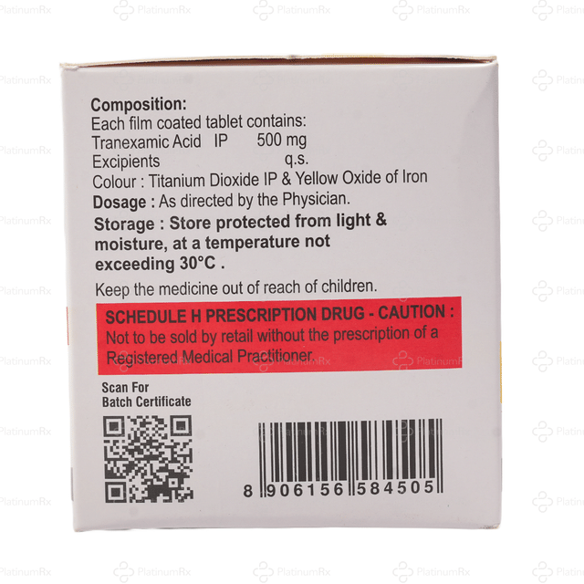 Tranexaheal 500mg Tablet 10s