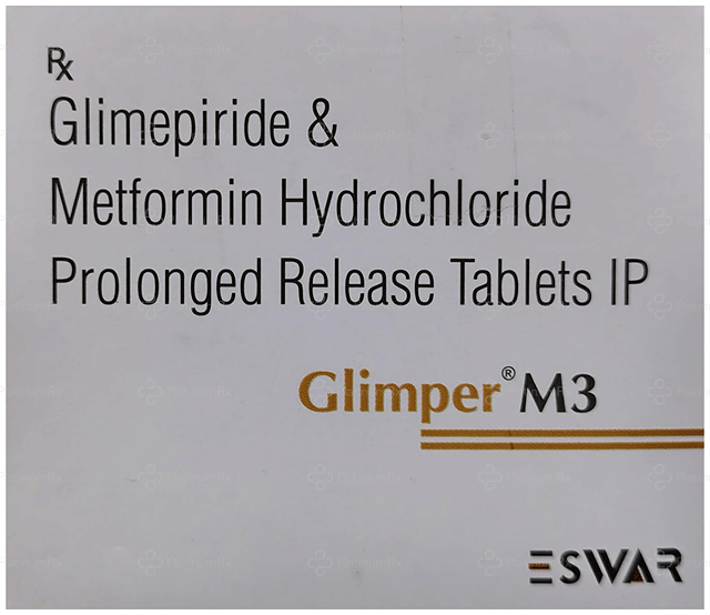Glimper M 3/500mg Tablet PR 15s