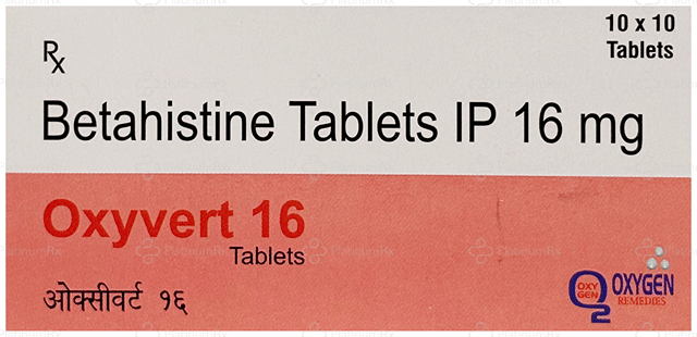 Oxyvert 16mg Tablet 10s
