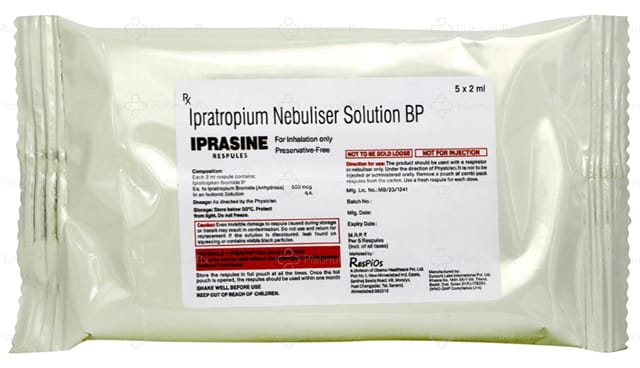 Iprasine 500mcg Respules 5X2ml