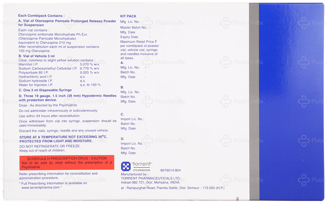 Tolaz LA 210mg/vial Convenience Kit 1s