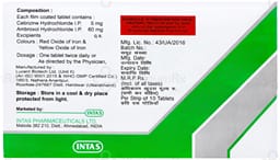 Intazin AM 5/60mg Tablet 10s