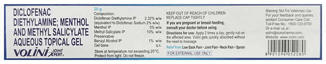 Volini Joint Xpert Pain Relief Gel 20gm