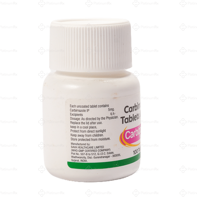 Carbizole 5mg Tablet 100s