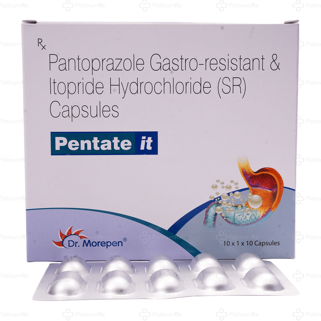 Pentate IT 40mg/150mg Capsule SR 10s