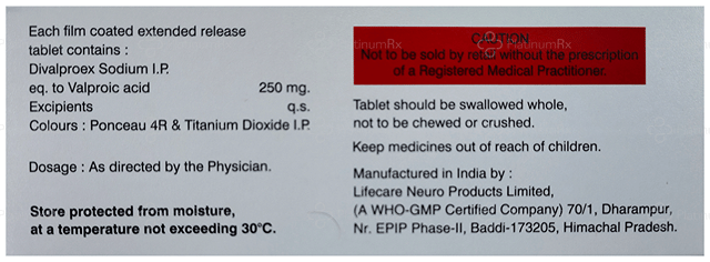 Dipwing 250mg Tablet ER 10s