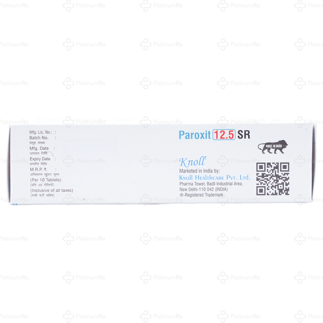 Paroxit 12.5mg SR Tablet 10s