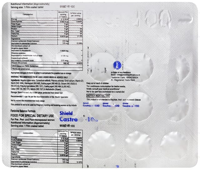 Castro G 100 Tablet 15s