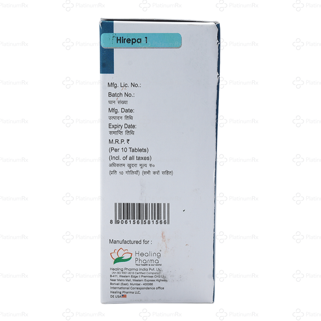 Hirepa 1mg Tablet 10s