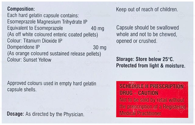 Remepro RD 30/40mg Capsule SR 10s