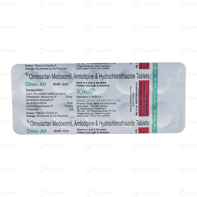 Olmo AH 20mg/5mg/12.5mg Tablet 10s