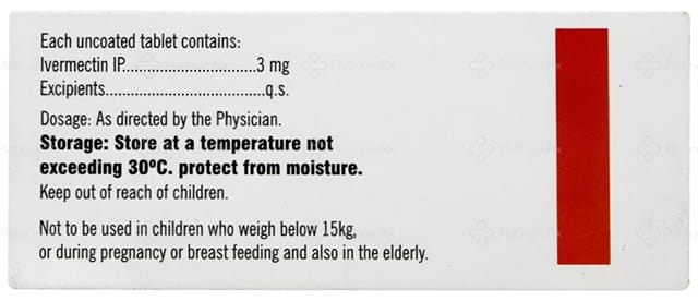 Iverheal 3mg Tablet 10s