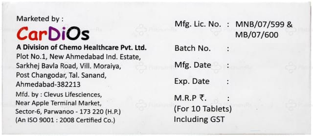 Hythale T AM 6.25/40/5mg Tablet 10s