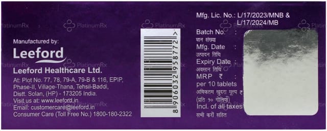 Tinfal 5/5mg Tablet 10s