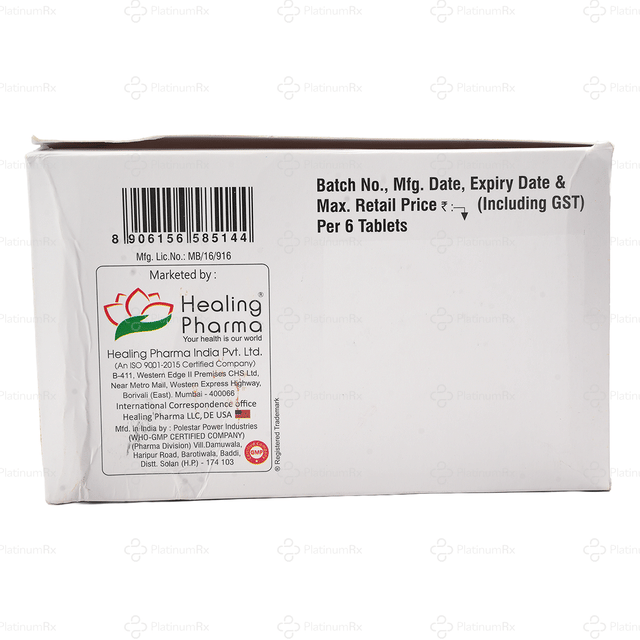 Healclav LB 625mg Tablet 6s