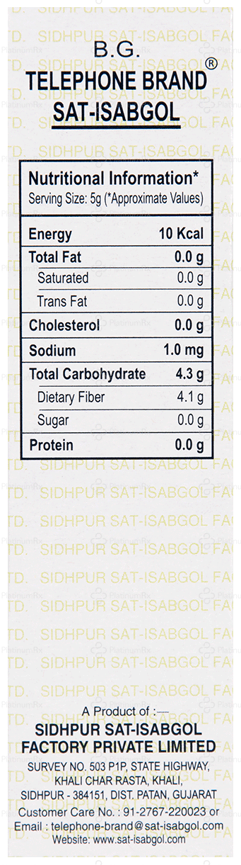 Sat-Isabgol Powder Eases Constipation 100gm
