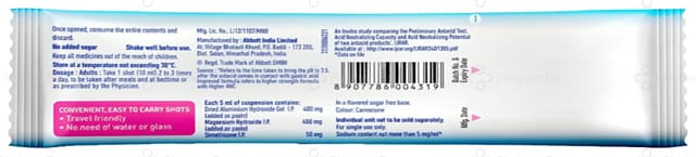 Digene Insta On The Go Mint Flavour Syrup 5X10ml