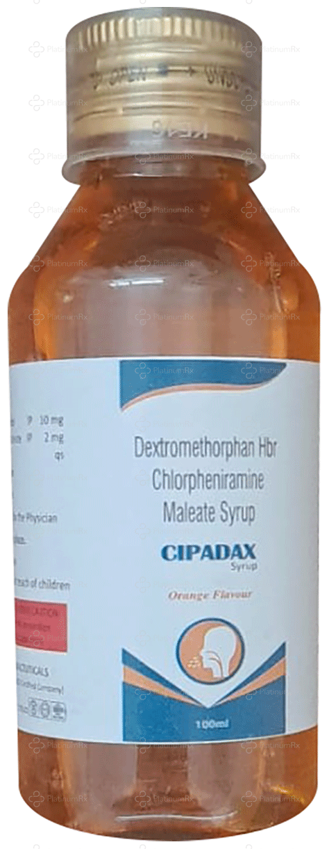 Cipadax 2/10mg Orange Syrup 100ml