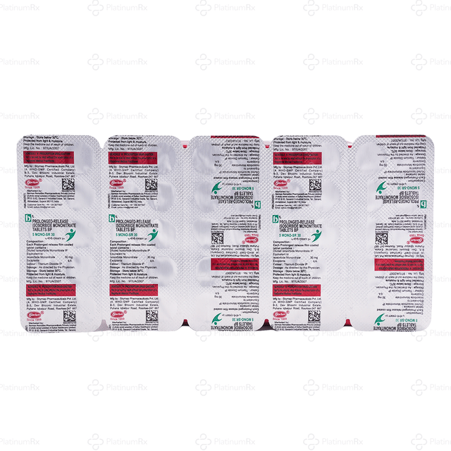 5 Mono 30mg SR Tablet 10s