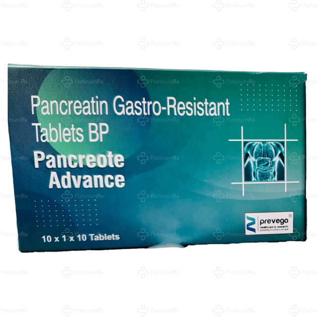 Pancreote Advance 212.5mg Tablet 10s