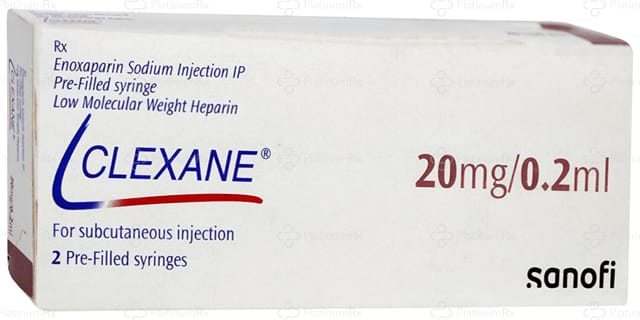 Clexane 20mg Injection 0.2ml