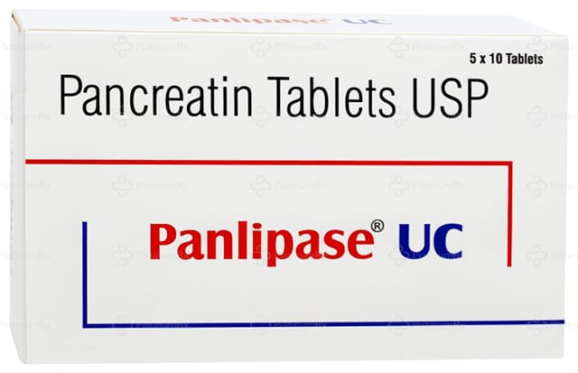 Panlipase UC 200mg Tablet 10s