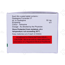 Qutio 50mg Tablet 10s