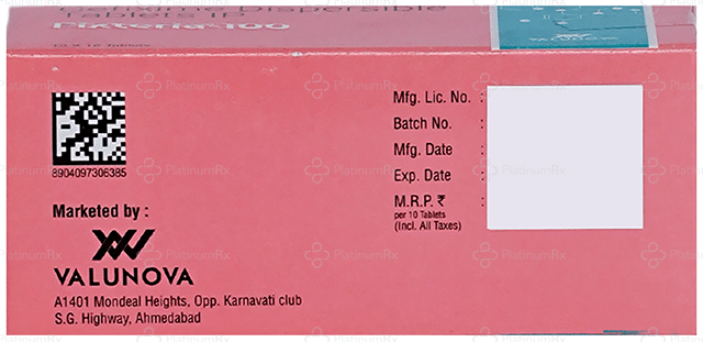Fixteria 100mg Tablet DT 10s