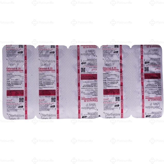 Chlornol 6.25mg Tablet 10s