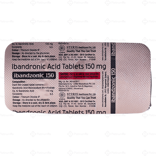 Ibandzonic 150mg Tablet 1s