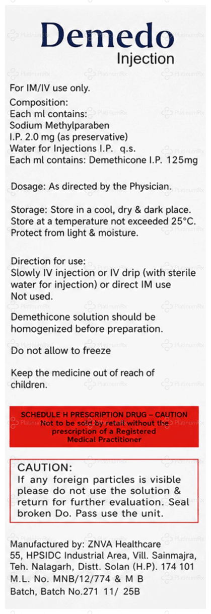 Demedo 125mg Injection 1s