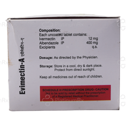 Evimectin A 12/400mg Tablet 1s