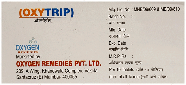 Oxytrip 90/100/48mg Tablet 10s