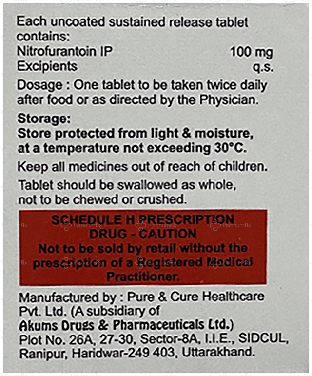 Nitro IN 100mg Tablet SR 14s